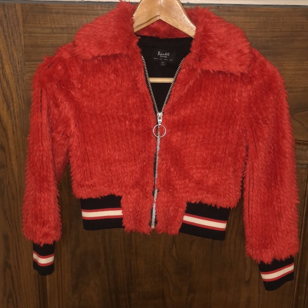 Bardot Junior Girl's Queenie Bomber Jacket (Big Kids) Size kids US 6